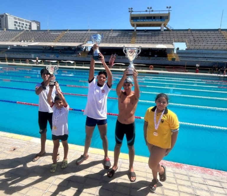 Colegio campeón de Natación Soprole en Arica: “Se notó el esfuerzo y las ganas de nuestros representantes”
