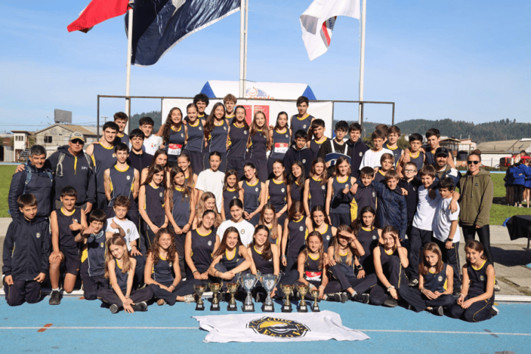 Puerto Varas vuelve a convertirse en el “rey del sur” en el Interescolar de Atletismo de Temuco